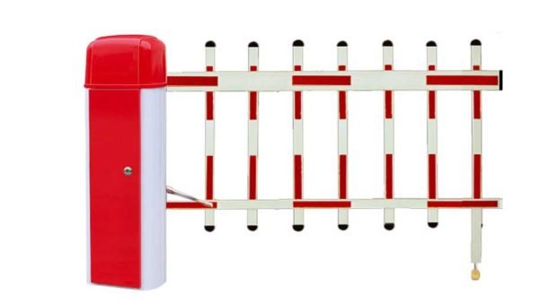Barie tự động ĐỘNG BR-001 khi lắp đặt hoàn thiện