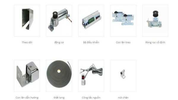 Các thiết bị của cửa tự động Hàn Quốc