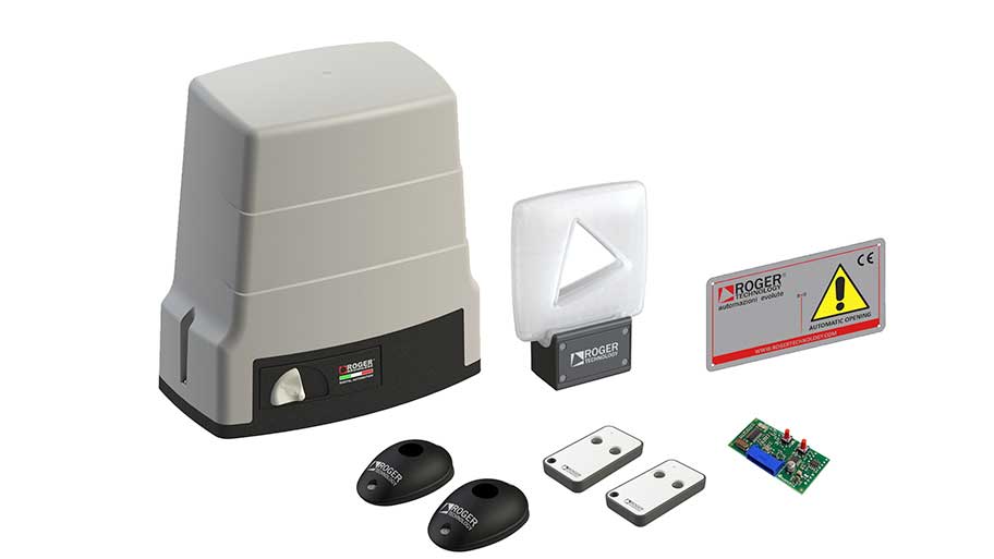 Các thiết bị của bộ mô tơ cổng trượt tự động KIT BH30-603