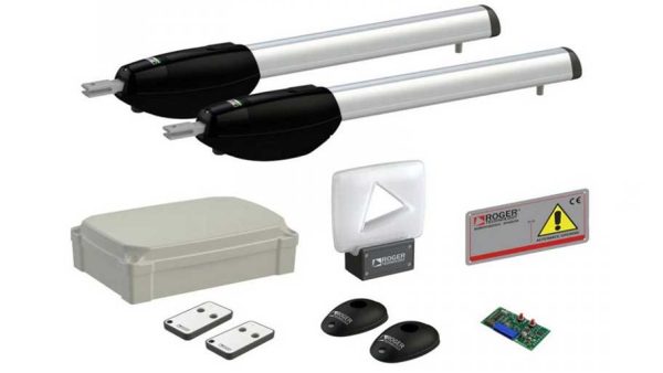 Các thiết bị của mô tơ cổng tự động ROGER cánh tay đòn BE20-210 ITALIA