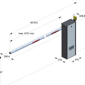 Cấu tạo Barie tự động TAU P800RBLO-X
