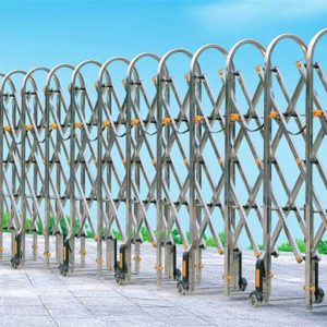 CỔNG XẾP INOX TỰ ĐỘNG B – 01