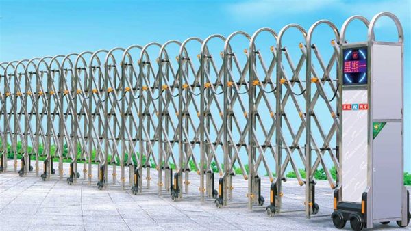 CỔNG XẾP INOX TỰ ĐỘNG B – 01