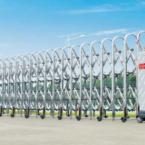 CỔNG XẾP INOX TỰ ĐỘNG B – 03