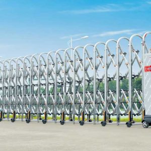 CỔNG XẾP INOX TỰ ĐỘNG B – 06