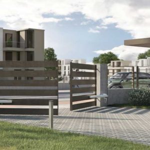 Mô tơ cổng tự động ROGER cánh tay đòn BE20-210 ITALIA vận hành thực tế