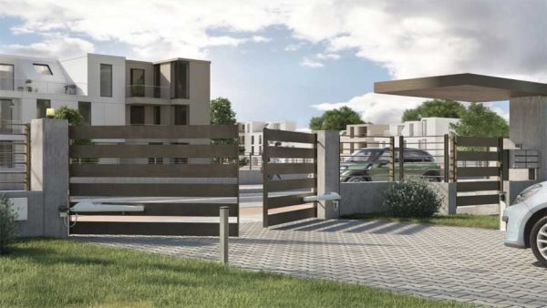 Mô tơ cổng tự động ROGER cánh tay đòn BE20-210 ITALIA vận hành thực tế