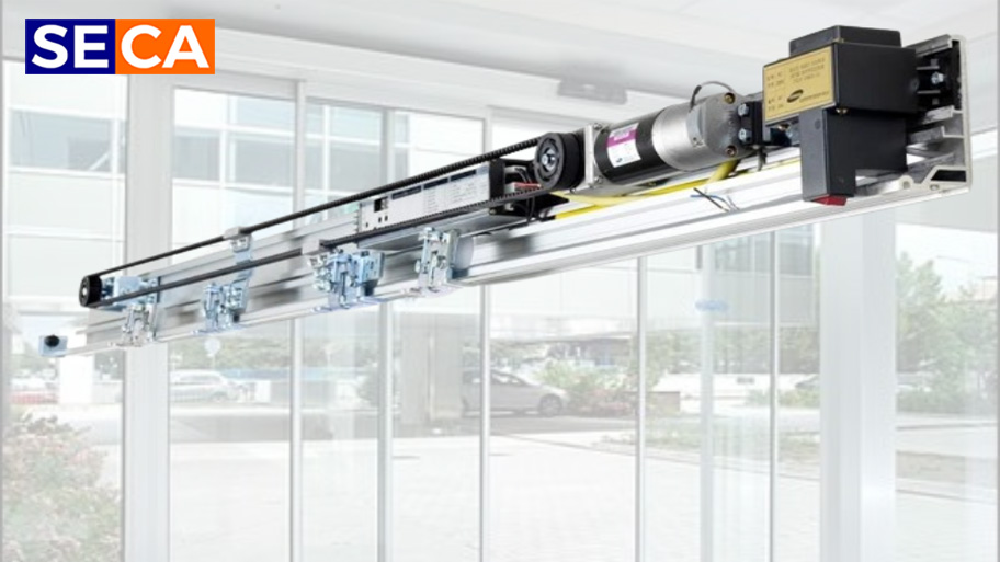 Bộ motor điều khiển hệ thống cửa tự động 4 cánh