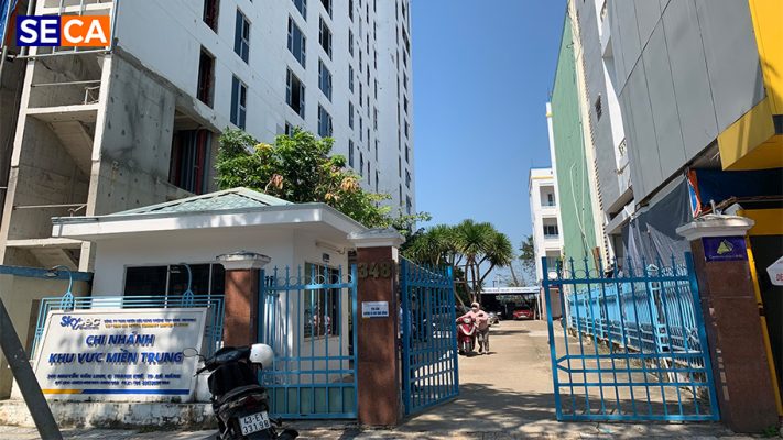 Dự án thi công cổng tự động cánh tay đòn tại TMT xăng dầu hàng không