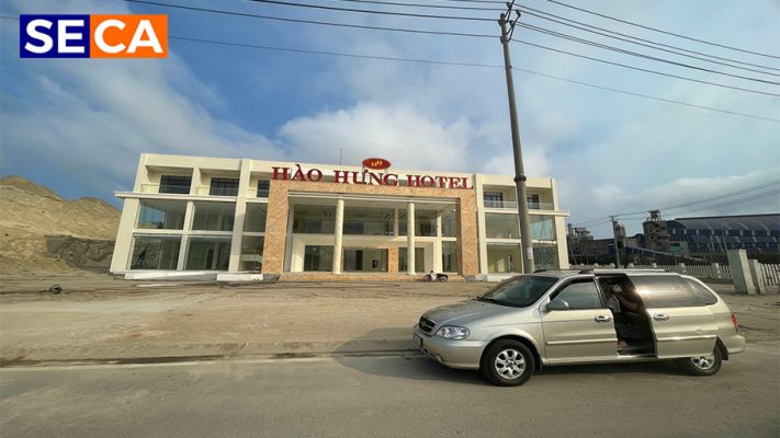 Dựa án thi công cửa kính tự động tại Khách sạn Hào Hưng