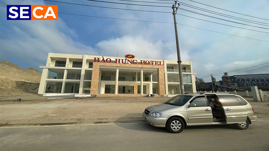 Dựa án thi công cửa kính tự động tại Khách sạn Hào Hưng