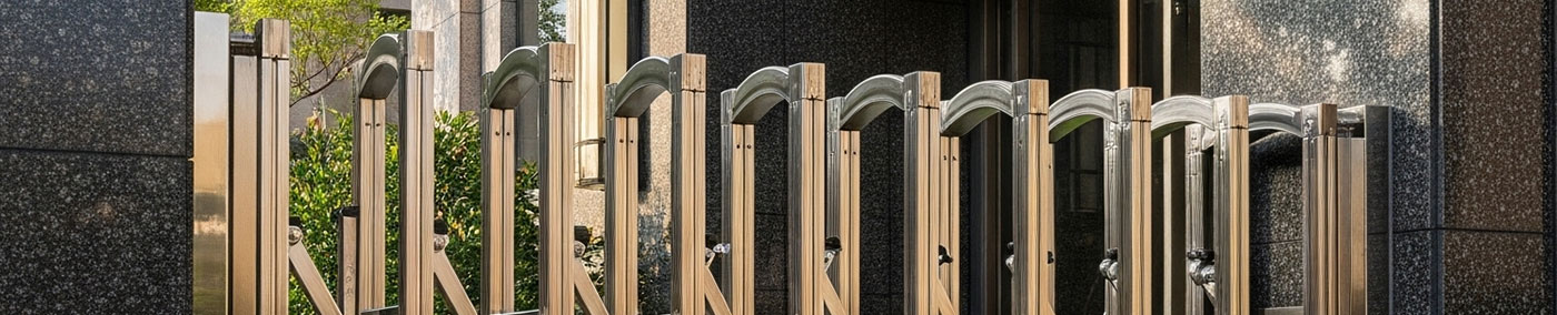 sản phẩm cổng xếp inox
